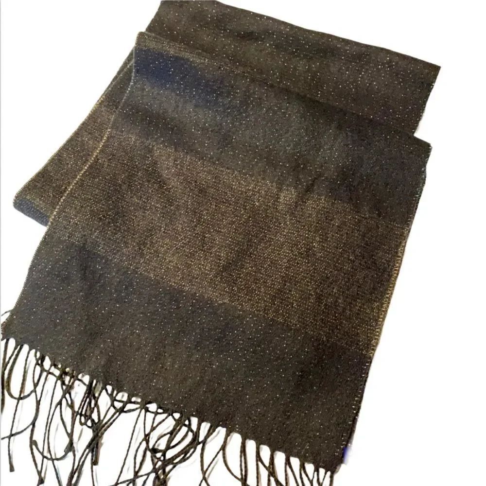 Cejon Scarf dark Navy blue nylon/acrylic made in Italy 11x70 *NEW*